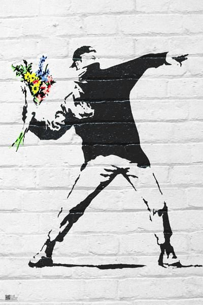 Posters Banksy - Flower Bomber - Poster 007985