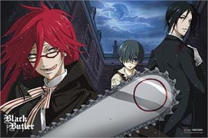 Posters Black Butler - Sebastian and Ciel vs Grell - Poster 102293