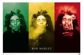 Posters Bob Marley - Triple Smoke - Poster 000006