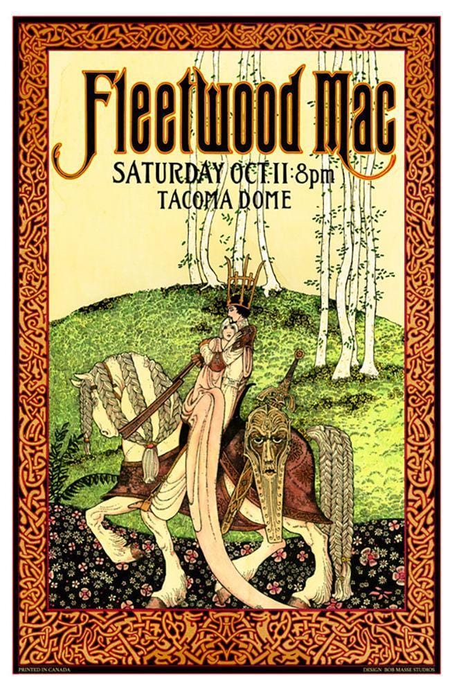 Bob Masse - Fleetwood Mac - Tacoma - Concert Poster