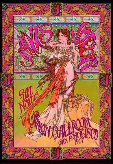 Posters Bob Masse - Janis Joplin - Avalon - Poster 010005