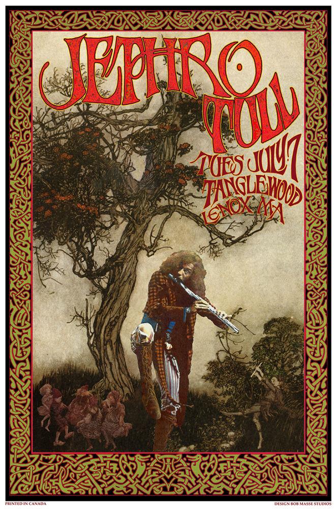 Posters Bob Masse - Jethro Tull - Tanglewood - Concert Poster 100433