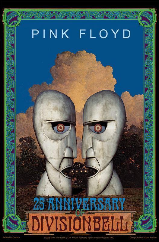 Bob Masse - Pink Floyd - 25th Anniversary - Concert Poster
