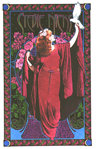 Posters Bob Masse - Stevie Nicks - White Winged Dove - Concert Poster 000125