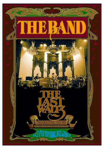 Posters Bob Masse - The Band - Last Waltz Anniversary - Concert Poster 100438