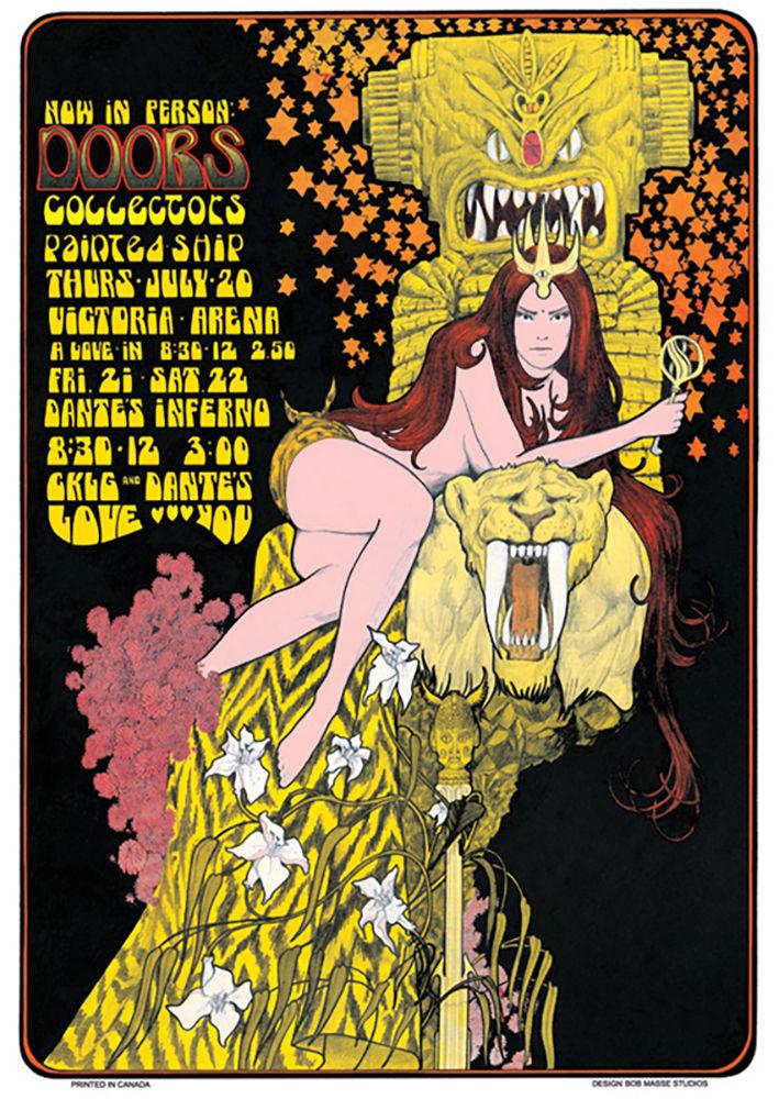 Posters Bob Masse - The Doors - 1967 Concert - Concert Poster 100439