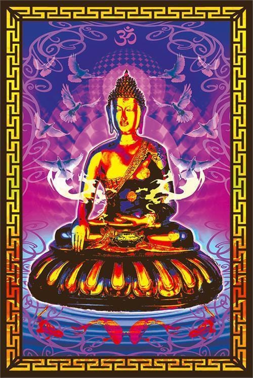 Posters Buddha - Black Light Poster 100195
