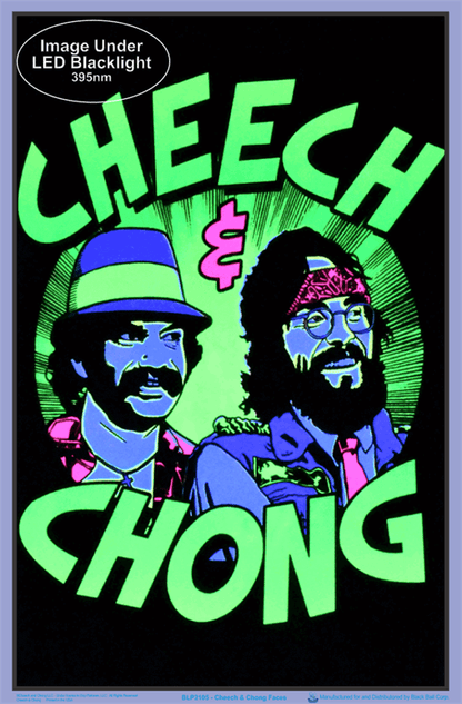 Posters Cheech and Chong - Faces - Black Light Poster 100960