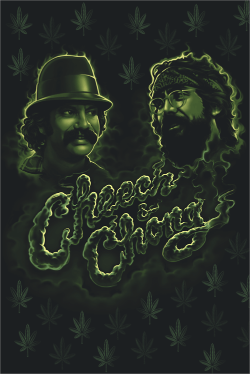 Cheech and Chong - Green Haze - Poster – TrippyStore