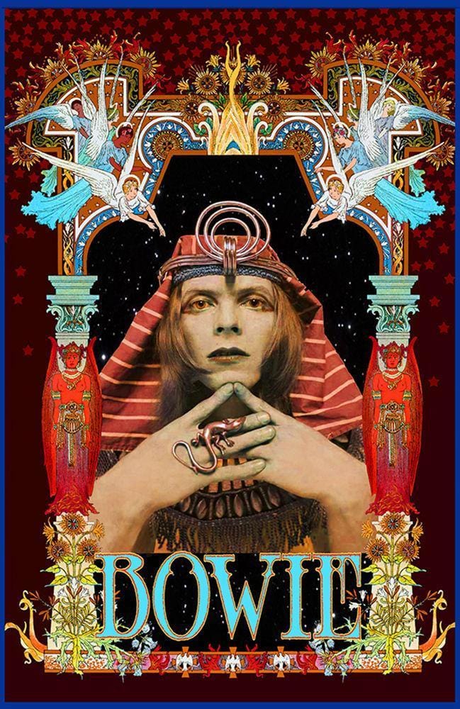 David Bowie - Pharoah - Concert Poster