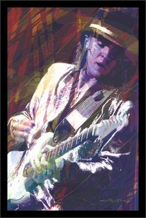 Posters David Lloyd Glover - Stevie Ray Vaughan - Poster 102988