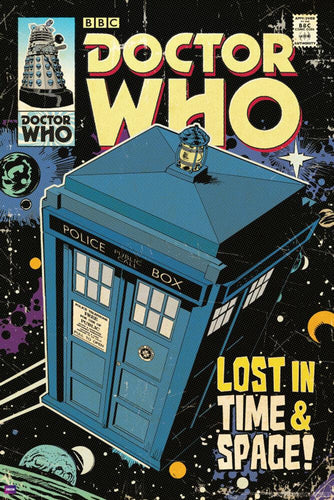 Posters Dr. Who - Tardis Comic - Poster 101067