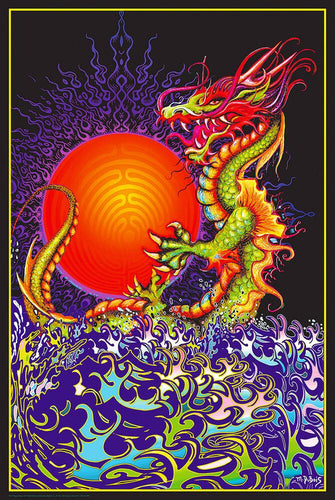 Posters Dragon Rising - Black Light Poster 100741