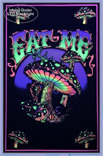 Load image into Gallery viewer, Posters Eat Me Mushrooms - Black Light Poster 100050
