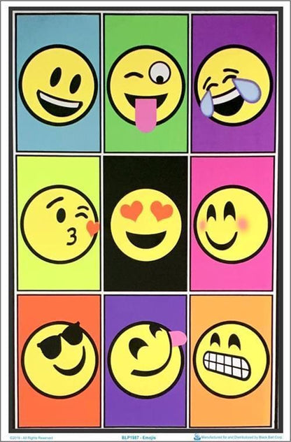 Posters Emoji - Black Light Poster 100148