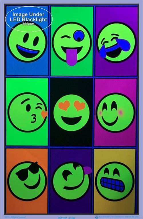 Posters Emoji - Black Light Poster 100148