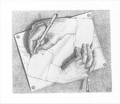 Posters Escher - Drawing Hands - Poster 101217