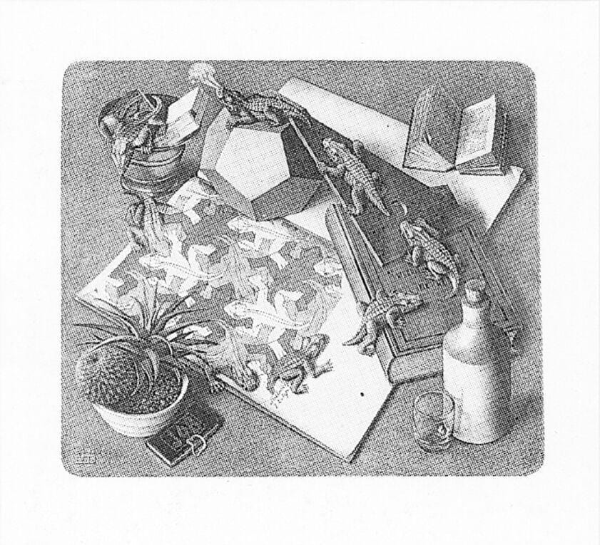 Posters Escher - Reptiles - Poster 101223