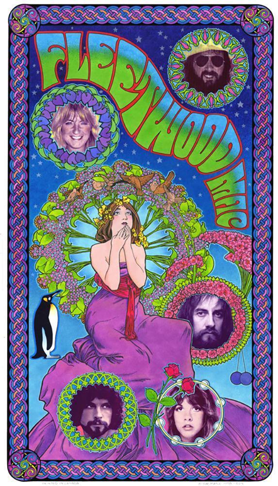 Fleetwood Mac - Fan Club - Concert Poster