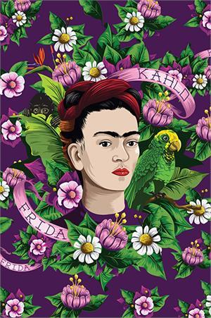 Posters Frida Kahlo Parrot - Poster 101055