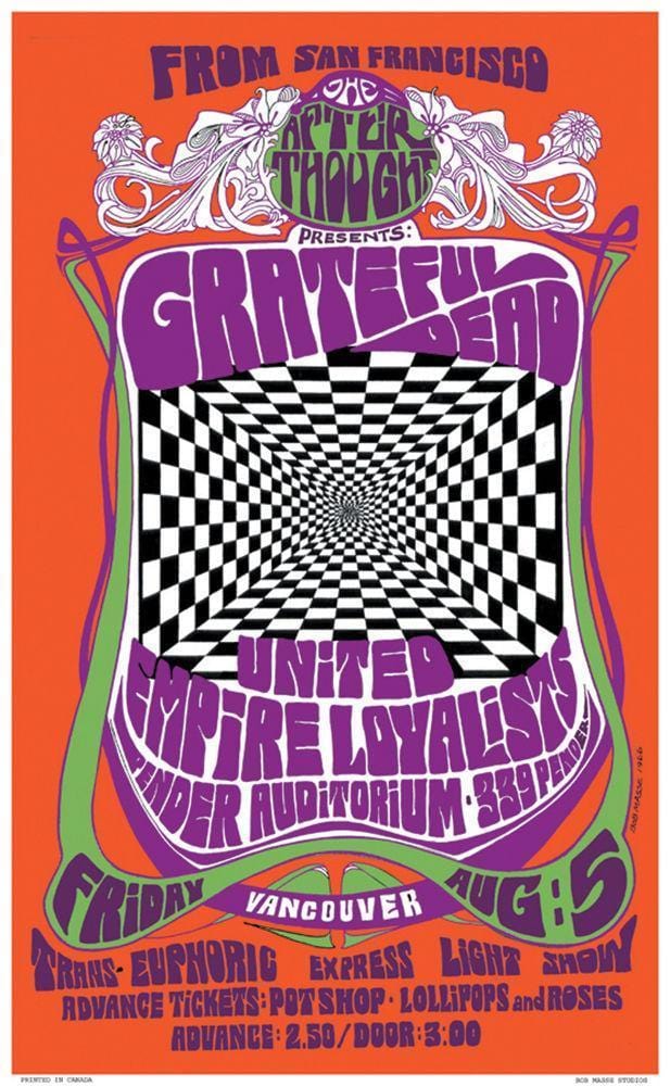 Grateful Dead - 1966 - Concert Poster