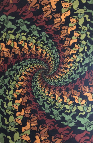 Posters Grateful Dead - Dancing Bear Spiral - Earth Tone - Tapestry 102863