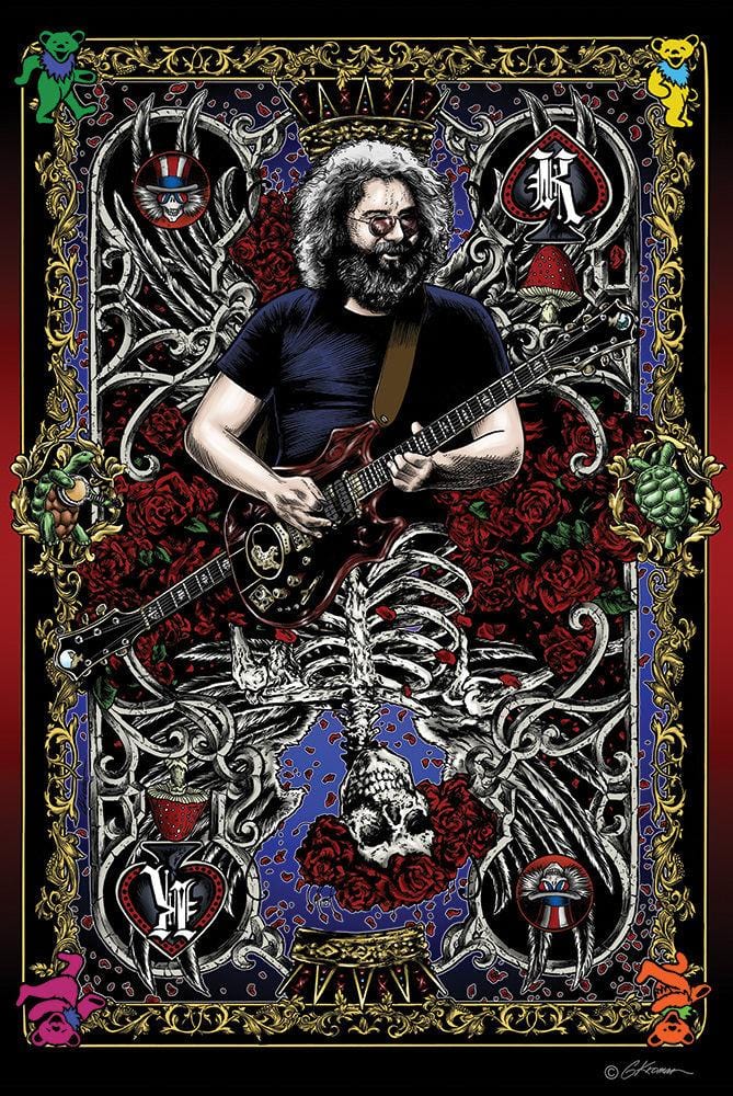 Posters Grateful Dead - Jerry is King Card - Poster 100751