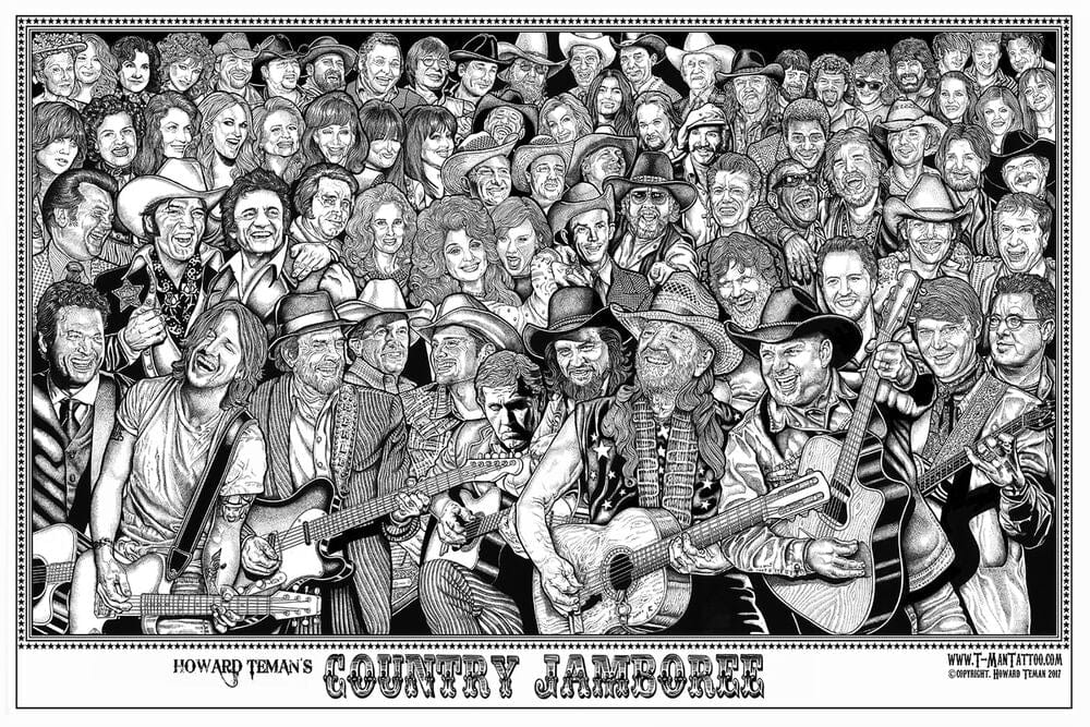 Posters Howard Teman - Country Jamboree - Poster 102951