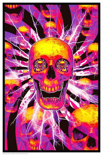 Posters Hyper Skull - Black Light Poster 100303