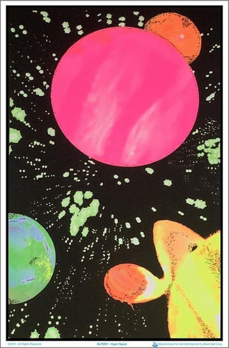 Posters Hyper Space - Black Light Poster 009326