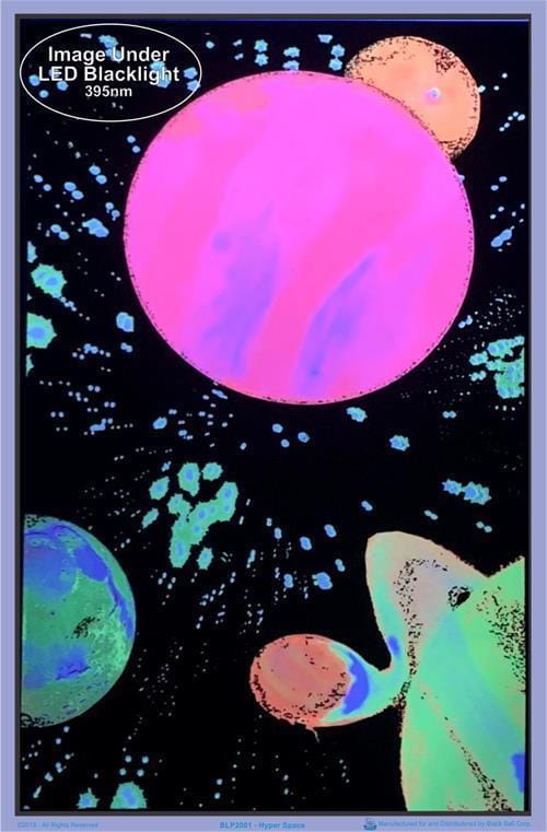 Posters Hyper Space - Black Light Poster 009326