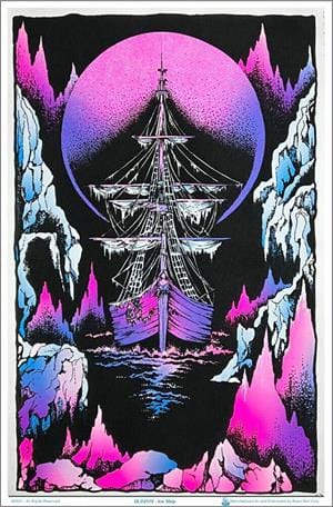 Posters Ice Ship - Black Light Poster 102266