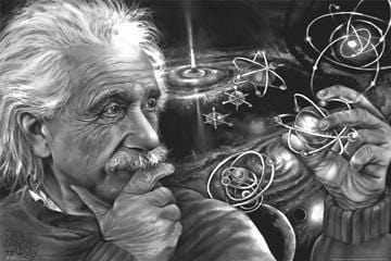 Posters James Danger Harvey - Albert Einstein - Quasar - Poster 008254