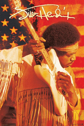 Posters Jimi Hendrix - Flag - Poster 100710