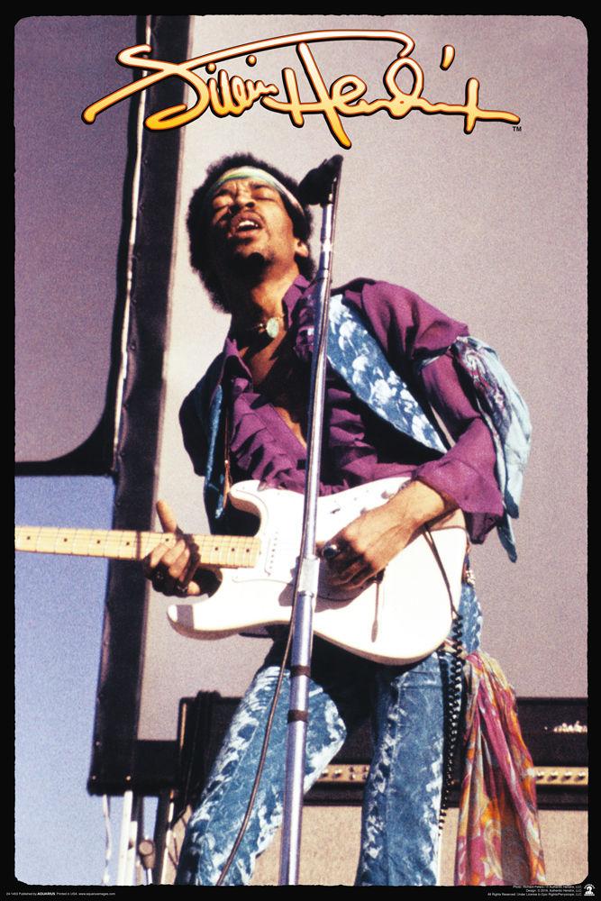 Jimi Hendrix - Rock - Poster – TrippyStore