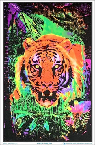 Posters Jungle Tiger - Black Light Poster 100157