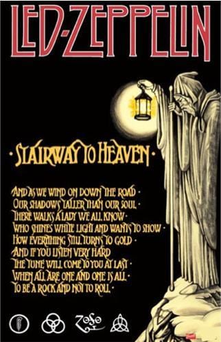 Posters Led Zeppelin - Stairway to Heaven - Poster 101420