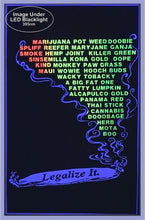 Load image into Gallery viewer, Posters Legalize It - Black Light Poster 000531

