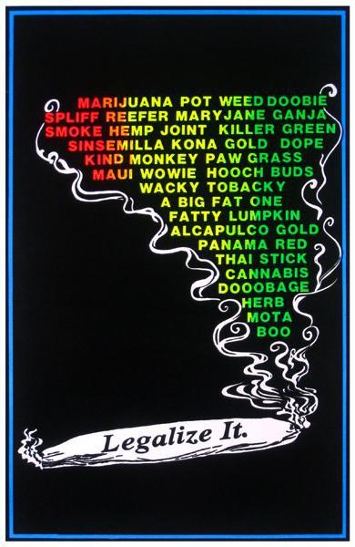 Posters Legalize It - Black Light Poster 000531