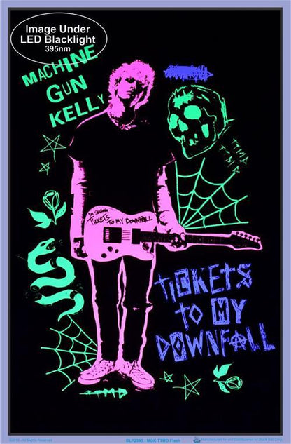 Posters Machine Gun Kelly - Ticket to My Downfall - Black Light Poster 100925