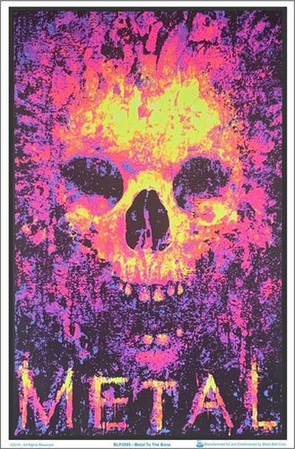 Posters Metal to the Bone - Black Light Poster 100144