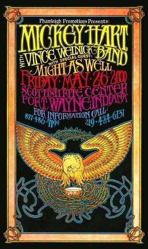 Posters Mickey Hart Band - Concert Poster po-113