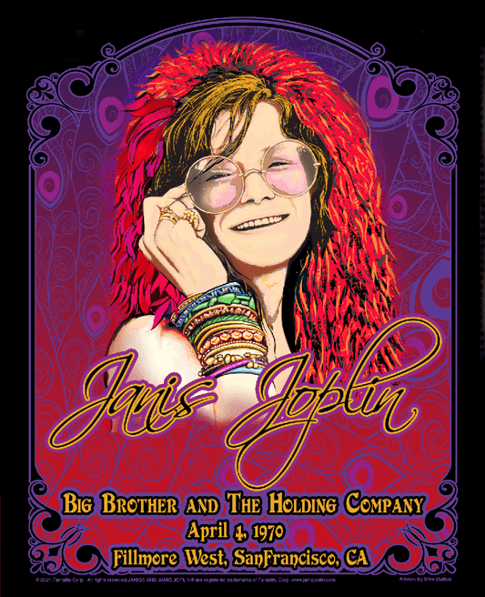 Posters Mike DuBois - Janis Joplin - Concert Poster 102258