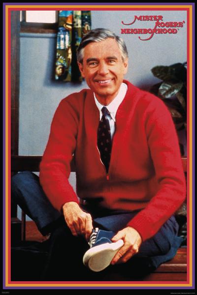 Posters Mr. Rogers - Tying Shoes - Poster 101026