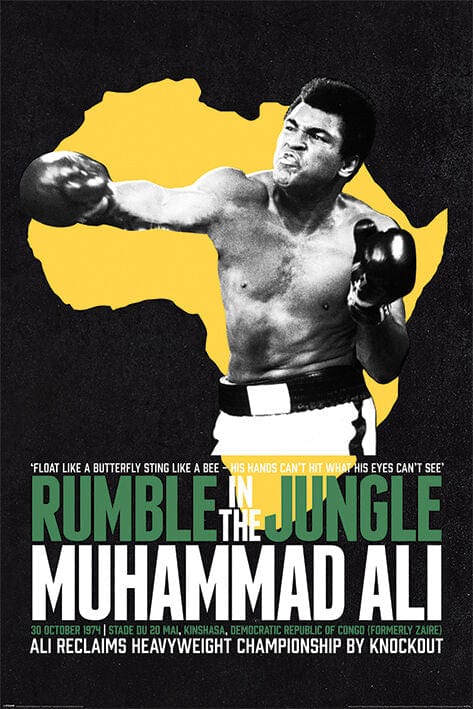 Posters Muhammad Ali - Rumble in the Jungle - Poster 102857