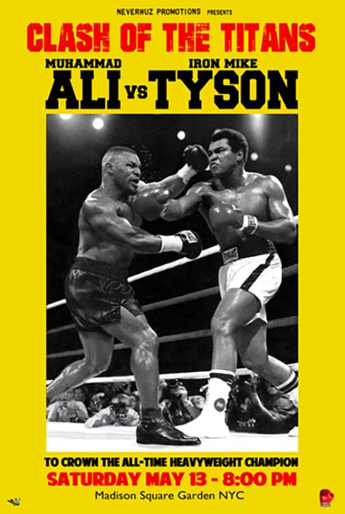 Posters Muhammad Ali vs Mike Tyson - Poster 102826