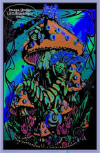 Load image into Gallery viewer, Posters Mushroom Caterpillar - Black Light Poster po-329
