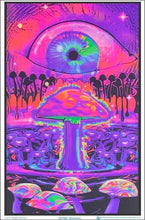 Load image into Gallery viewer, Posters Mushroom Ripple - Black Light Poster 008257
