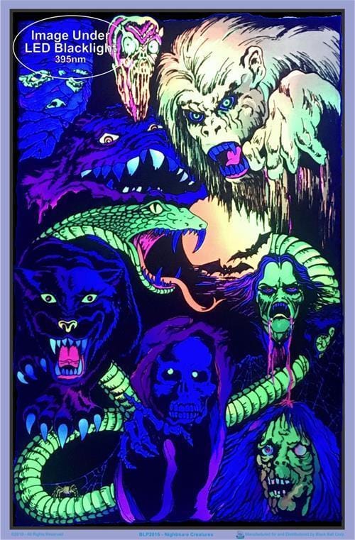 Posters Nightmare Creatures - Black Light Poster 100136