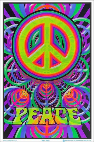 Posters Peace - Black Light Poster 000618